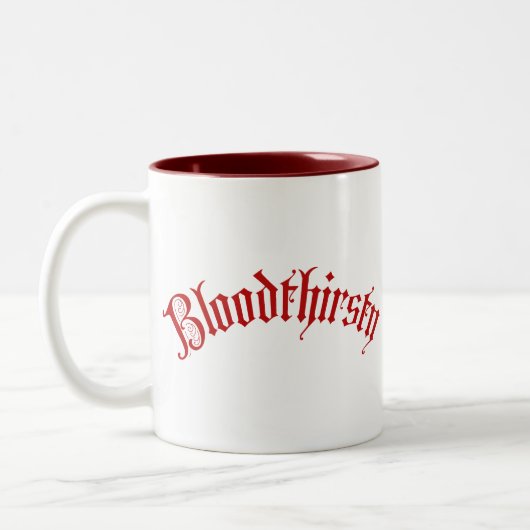 Blooddursty Zweifarbige Tasse (Links)