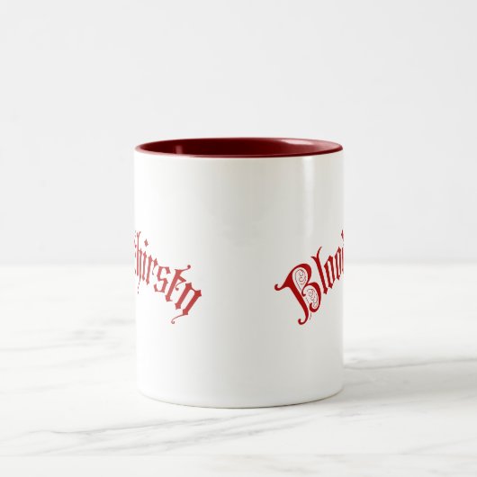 Blooddursty Zweifarbige Tasse (Mittel)