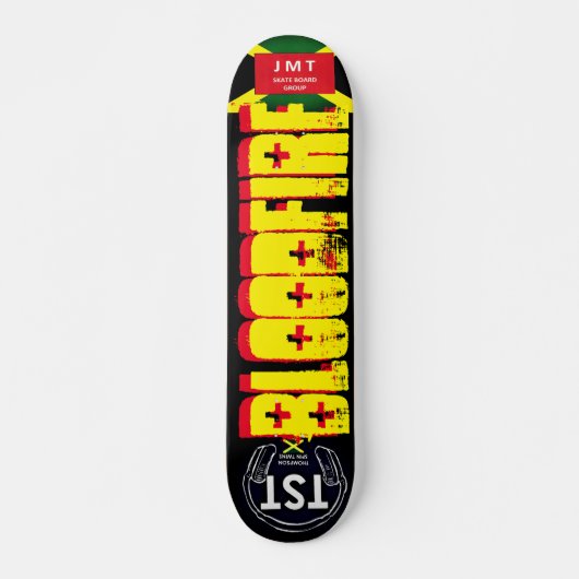BLOODFIRE JMT Skateboard, 7¾" Deck Skateboard (Vorne)