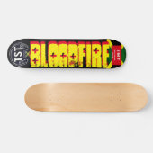 BLOODFIRE JMT Skateboard, 7¾ Zoll Deck Skateboard (Horizontal)