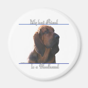 Bloodhound Best Friend; Bloodhound Geschenke; Magnet
