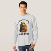 Bloodhound bester Hund Großmutter je T-Shirt (Vorne ganz)