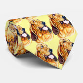 Bloodhound Bust Krawatte (Gerollt)