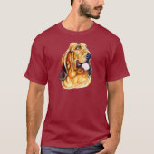 Bloodhound Bust T-Shirt (Vorderseite)