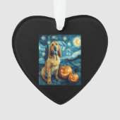 Bloodhound Cute Dog Halloween Jack O Lantern Pumpk Ornament (Vorderseite)