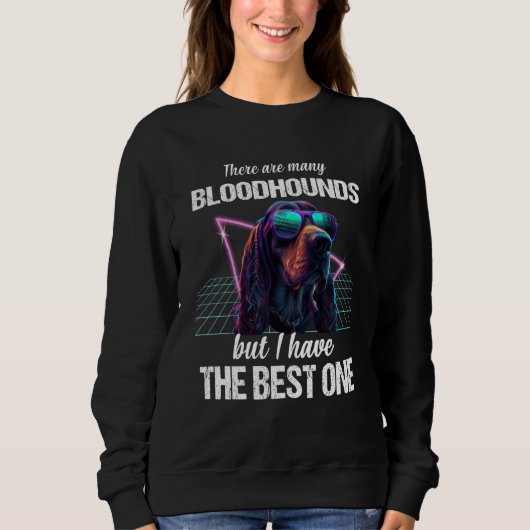Bloodhound Dog Bloodhounds  1 Sweatshirt (Vorderseite)