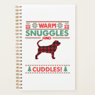 Bloodhound Dog Christmas Pajama Shirt Ugly Christm Planer