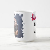 Bloodhound dog love mug  kaffeetasse (Mittel)