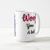 Bloodhound dog love mug  kaffeetasse (VorderseiteRechts)