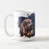 Bloodhound dog love mug  kaffeetasse (Links)
