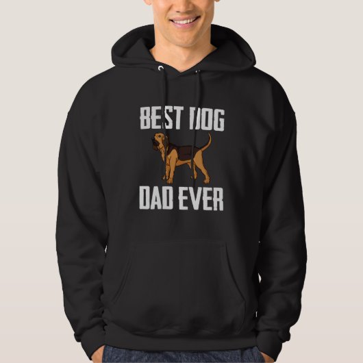 Bloodhound Dog Puppies Owner Hoodie (Vorderseite)