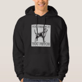 Bloodhound funny dog lover gift hoodie (Vorderseite)