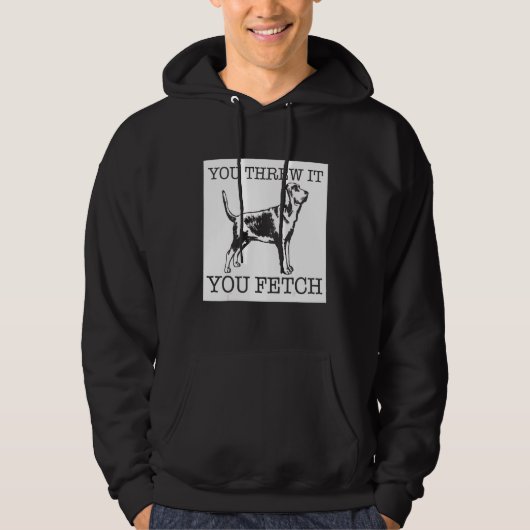 Bloodhound funny dog lover gift hoodie (Vorderseite)