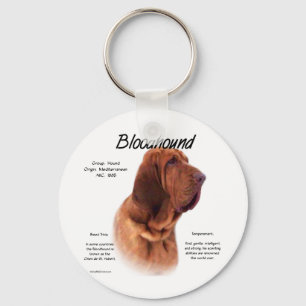 Bloodhound History Design Schlüsselanhänger