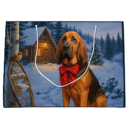 Bloodhound Holiday  Große Geschenktüte