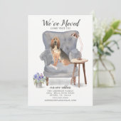 BloodHound Hund Wir haben bewegte Ankündigung (Stehend Vorderseite)