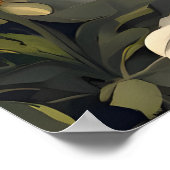 Bloodhound In Bathtub Poster, Funny Dog Poster (Ecke)