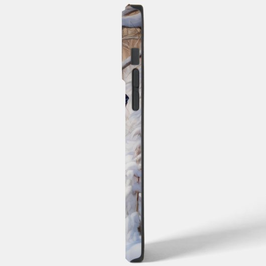 Bloodhound lassen es Weihnachten schnee Case-Mate iPhone Hülle (Rückseite / Links)