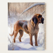 Bloodhound lassen es Weihnachten schnee Planer (Rückseite)