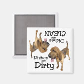 Bloodhound Liebhaber Geschirrspülmaschine Magnet (Vorderseite/Rückseite)