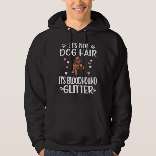 Bloodhound Lover Dog Mama Vater Bluthund Eigentüme Hoodie (Vorderseite)