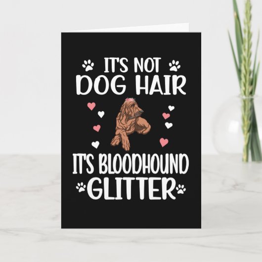 Bloodhound Lover Dog Mama Vater Bluthund Eigentüme Karte (Vorderseite)