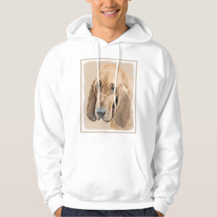 Bloodhound-Malerei - Niedliche Original Hunde-Kuns Hoodie