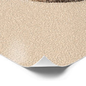 Bloodhound-Malerei - Niedliche Original Hunde-Kuns Poster (Ecke)