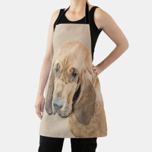 Bloodhound-Malerei - Niedliche Original Hunde-Kuns Schürze