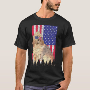 Bloodhound Patriotic Hund USA Stolz amerikanische T-Shirt