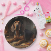 Bloodhound Pumpkins Halloween Beängstigend Pappteller (Party)