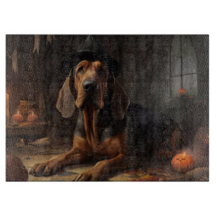 Bloodhound Pumpkins Halloween Beängstigend Schneidebrett