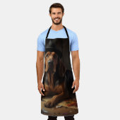 Bloodhound Pumpkins Halloween Beängstigend Schürze (Getragen)