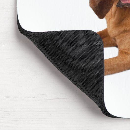 Bloodhound Puppy Hunde Regel Mousepad (Ecke)