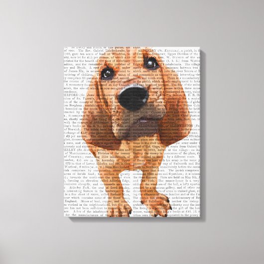 Bloodhound Puppy Leinwanddruck (Vorderseite)