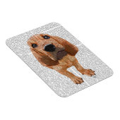 Bloodhound Puppy Magnet (Rechte Seite)