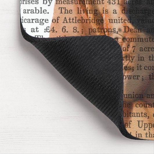 Bloodhound Puppy Mousepad (Ecke)