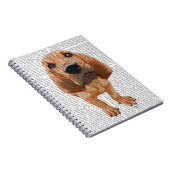 Bloodhound Puppy Notizblock (Rechte Seite)