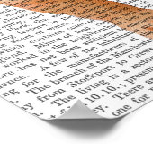 Bloodhound Puppy Poster (Ecke)