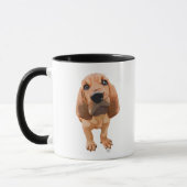 Bloodhound Puppy Tasse (Links)