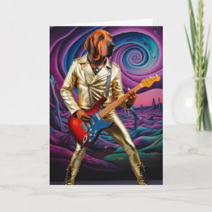 Bloodhound Rock Star Card Karte