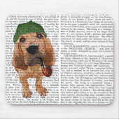 Bloodhound Sherlock Holmes 2 Mousepad (Vorne)