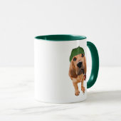 Bloodhound Sherlock Holmes 2 Tasse (VorderseiteRechts)