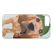 Bloodhound Sherlock Holmes Case-Mate iPhone Hülle (Rückseite (Horizontal))