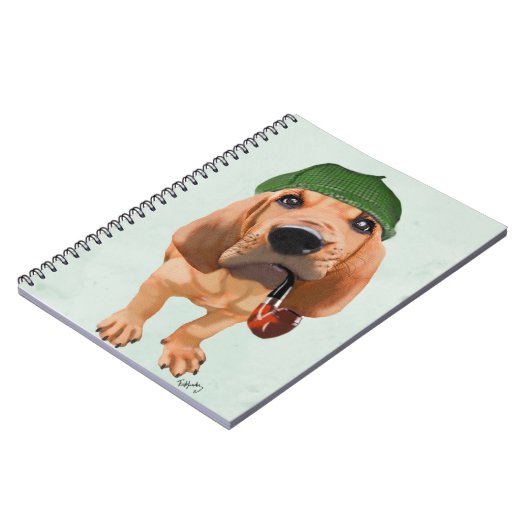 Bloodhound Sherlock Holmes Notizblock (Linke Seite)