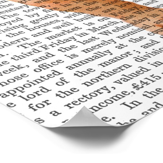 Bloodhound Sherlock Holmes Poster (Ecke)