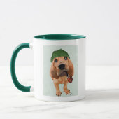 Bloodhound Sherlock Holmes Tasse (Links)
