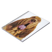 Bloodhound (St. Hubert Hound) mit geschlossenen Au Notizblock (Linke Seite)