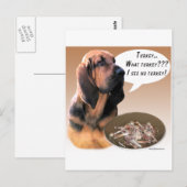 Bloodhound Türkei Postkarte (Vorne/Hinten)