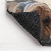 Bloodhound und Balletttänzer Mousepad (Ecke)